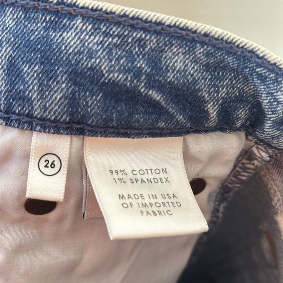 GRLFRND Reed Jeans in Easy Street Acid Stone Wash High Rise Slim Sz 26 {3L2} - Picture 5 of 6